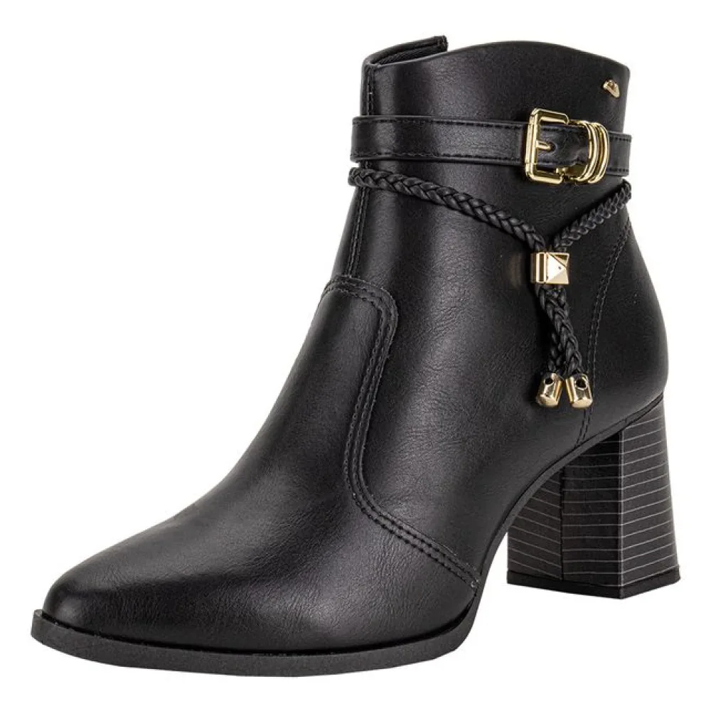 Bota Feminina Cano Baixo Dakota DA781 PRETO 34