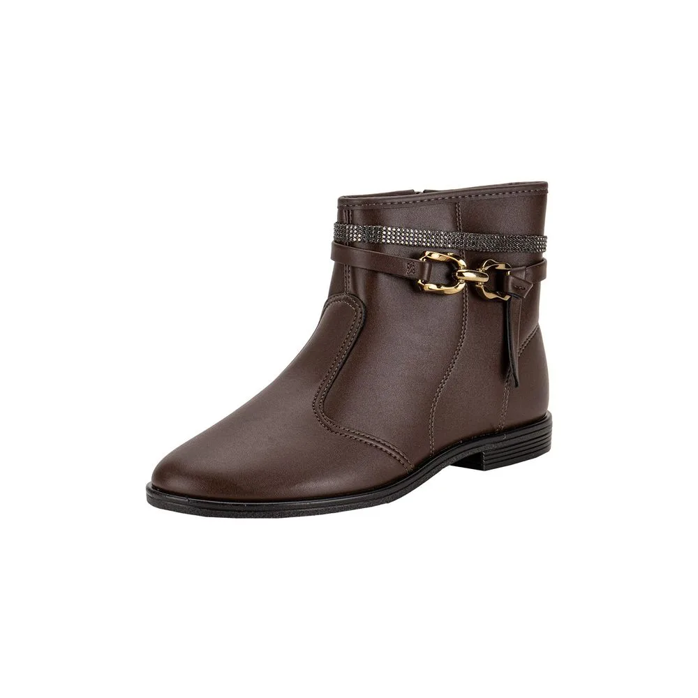 Bota Feminina Cano Baixo Beira Rio 9085106 CAFÉ 34