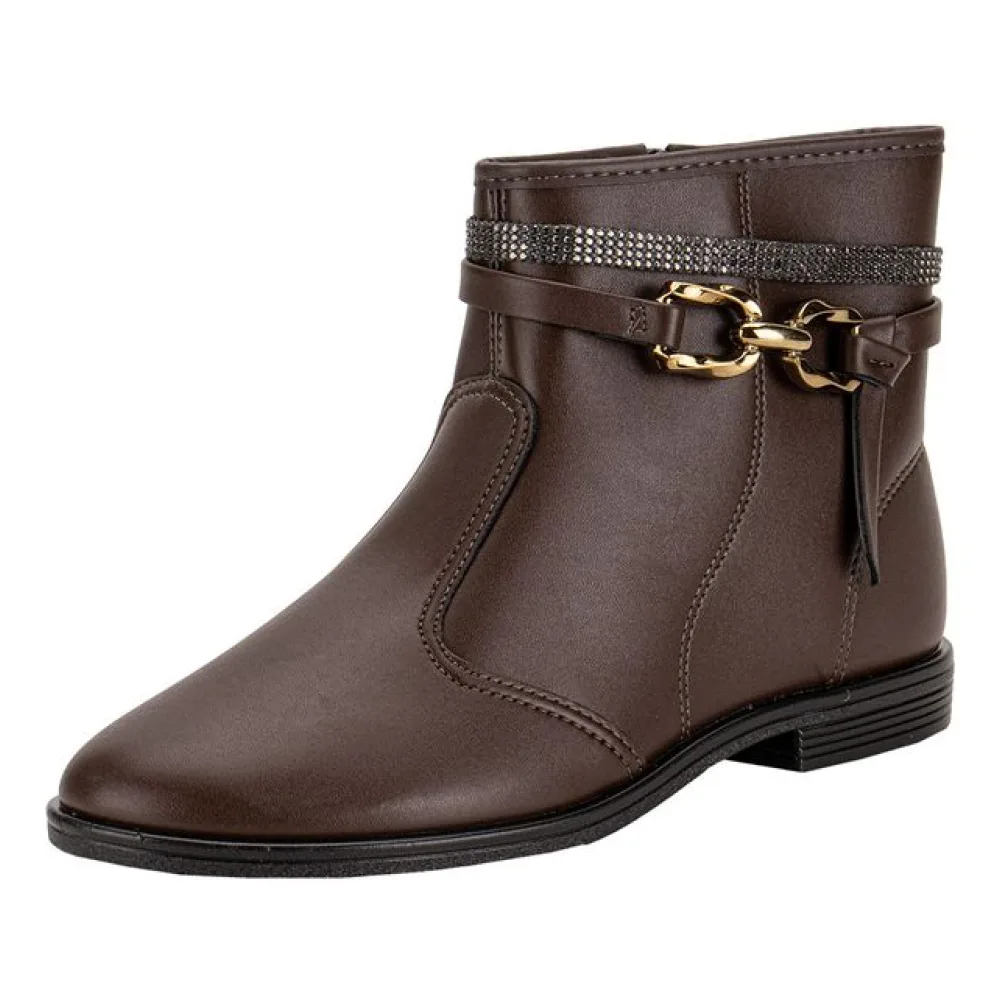 Bota Feminina Cano Baixo Beira Rio 9085106 CAFÉ 34