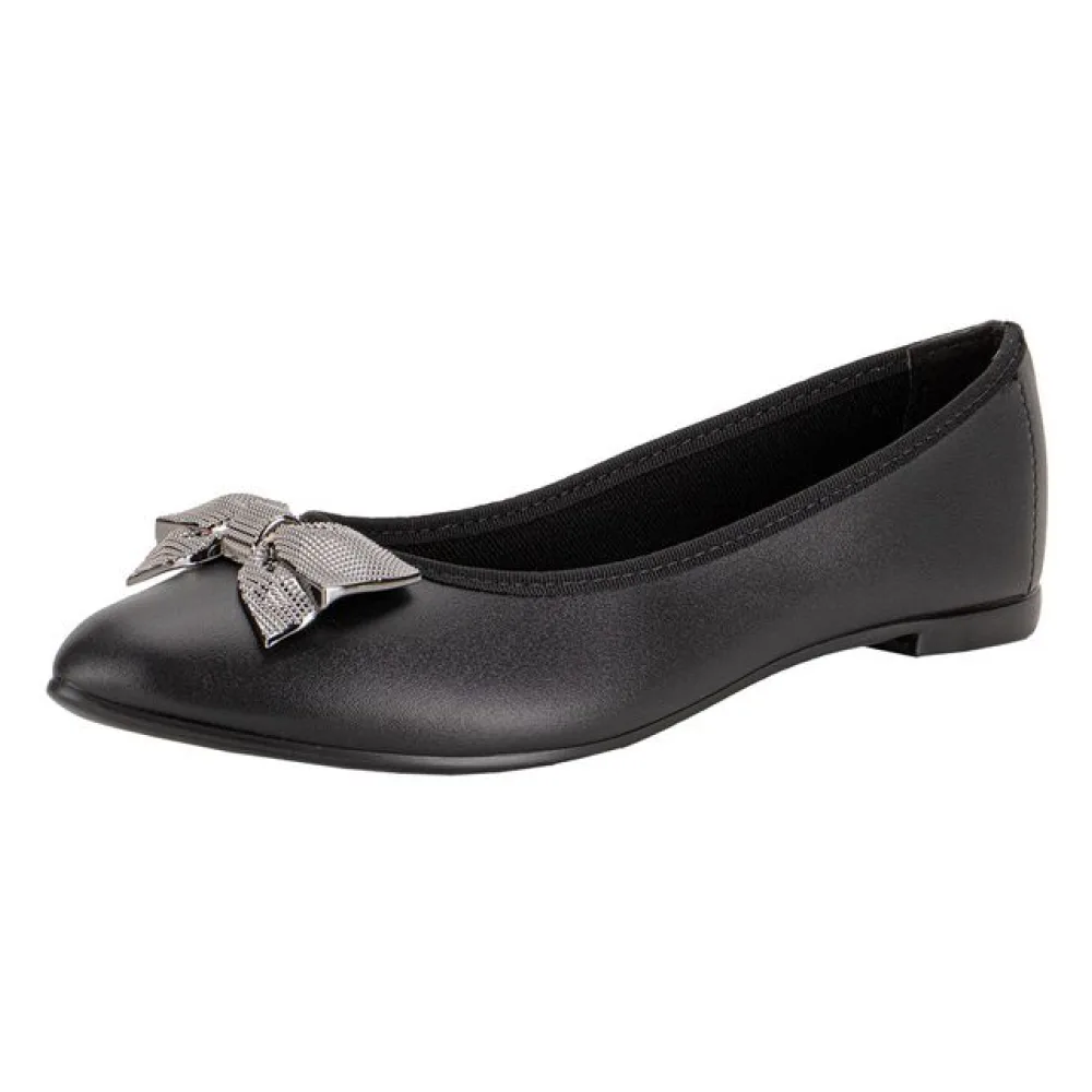 Sapatilha Feminina Flat Moleca 5727134 PRETO 34