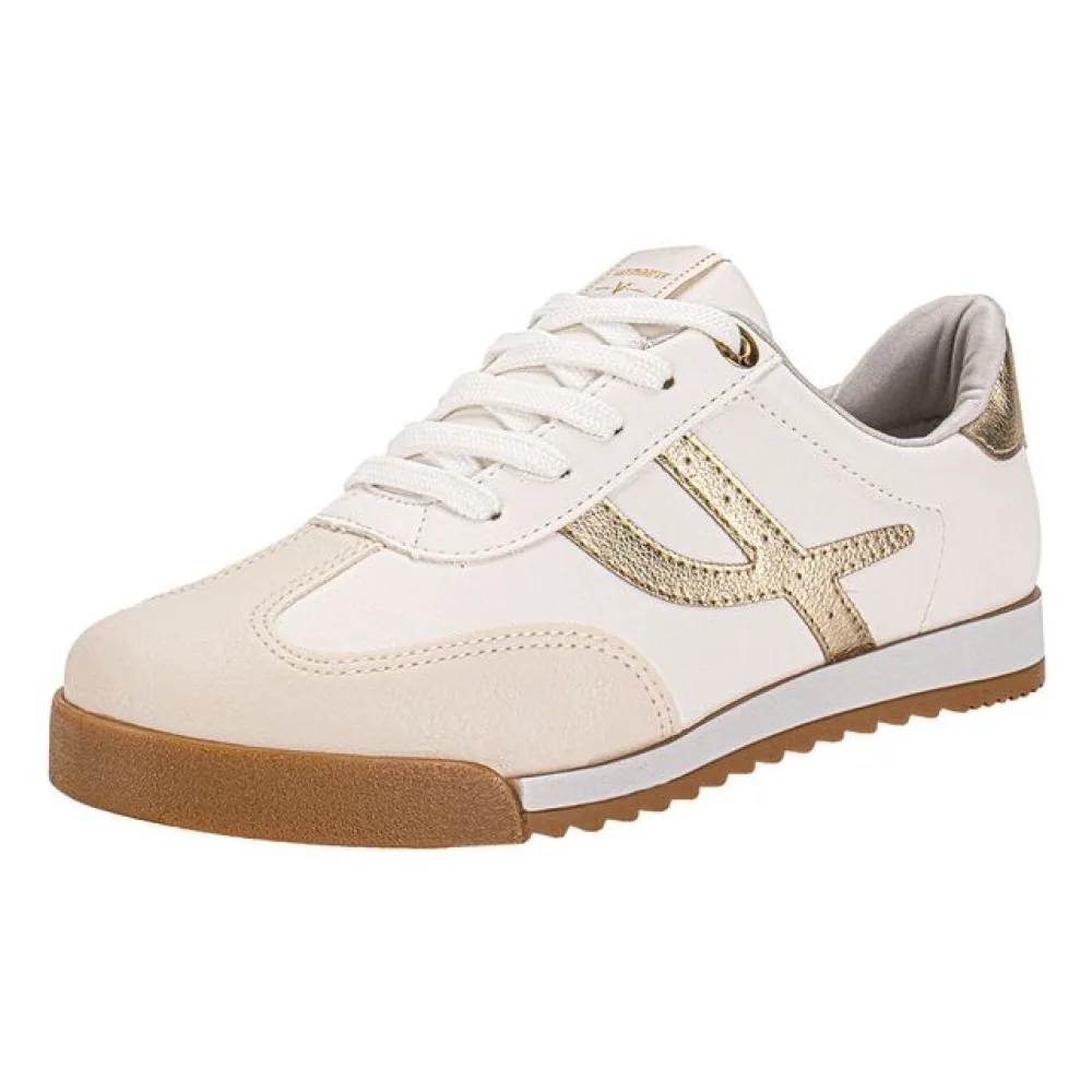 Tênis Feminino Casual Via Marte 237003 BRANCO/BEGE 34