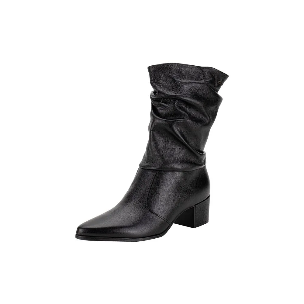 Bota Feminina Cano Médio Pegada 280901 PRETO 34