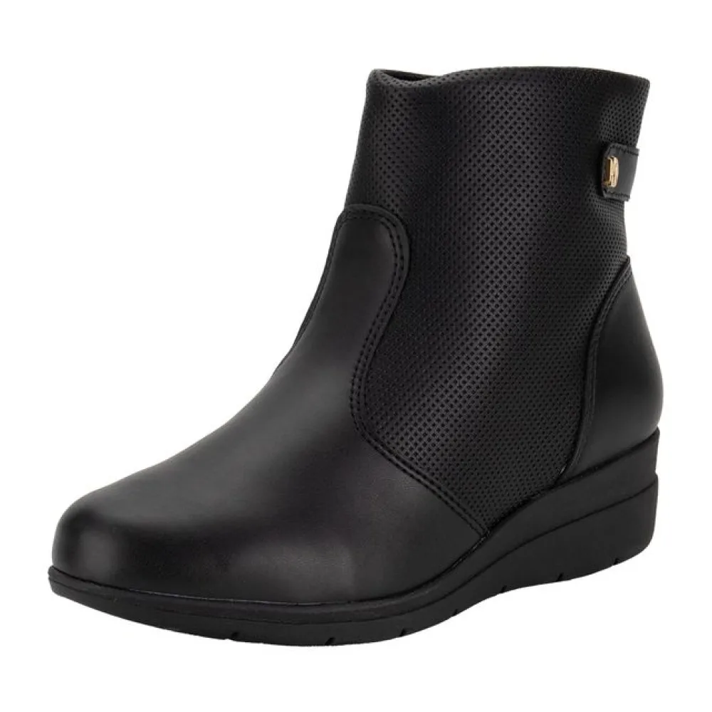 Bota Feminina Cano Baixo Modare 7085100 PRETO 34