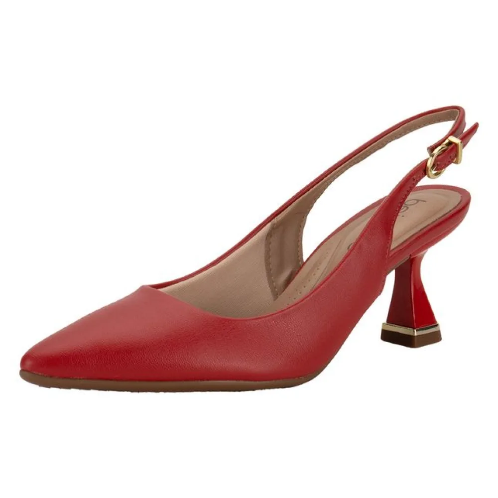 Sapato Feminino Salto Taça Beira Rio 4322101 VERMELHO 38