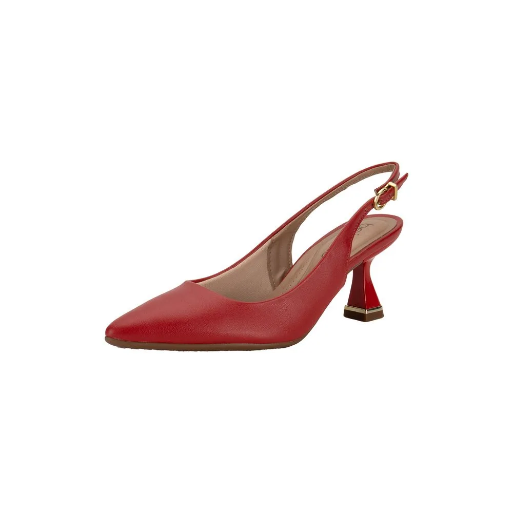 Sapato Feminino Salto Taça Beira Rio 4322101 VERMELHO 38