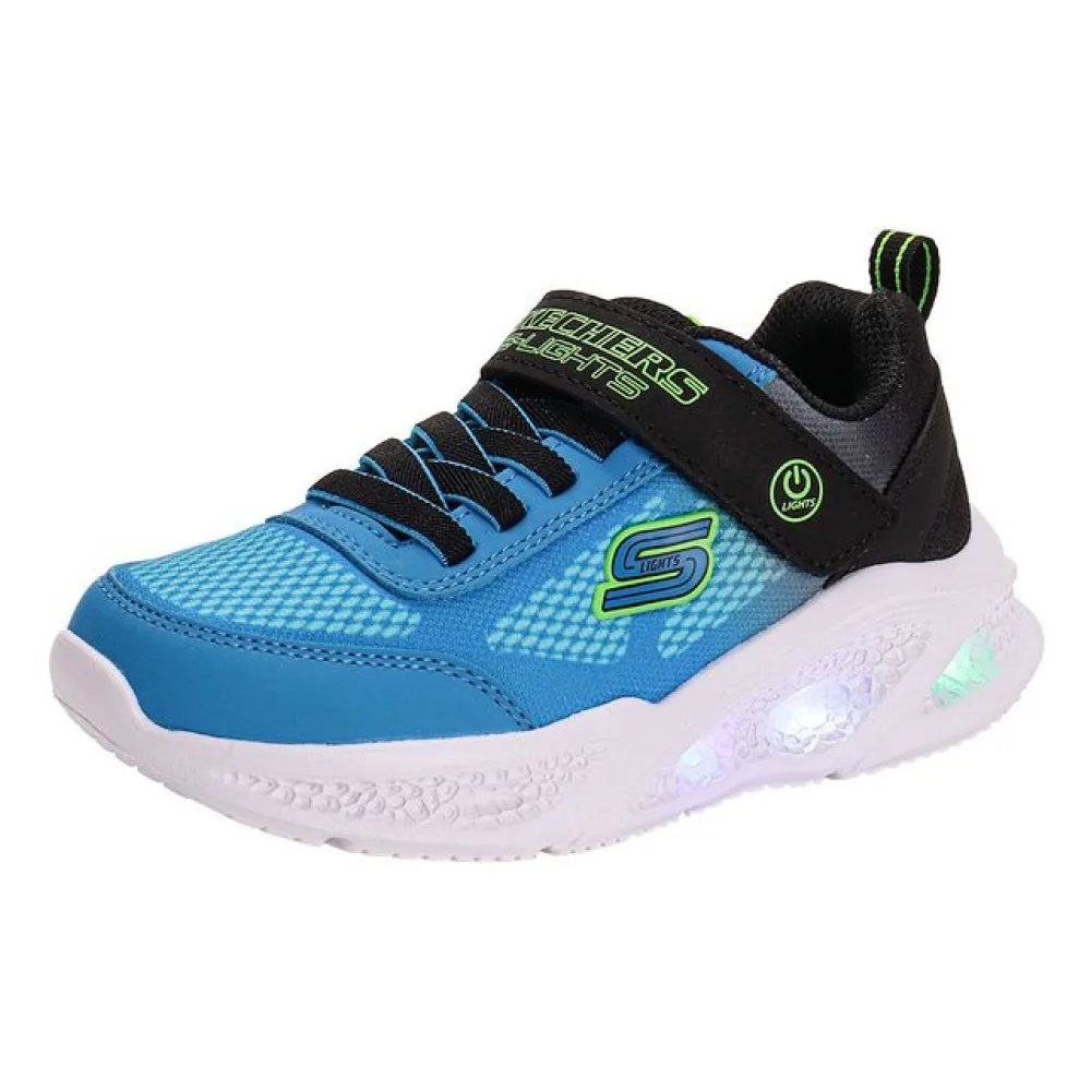 Tênis Infantil Meteor Ligths Krendox Skechers 401495L PRETO/AZUL 29