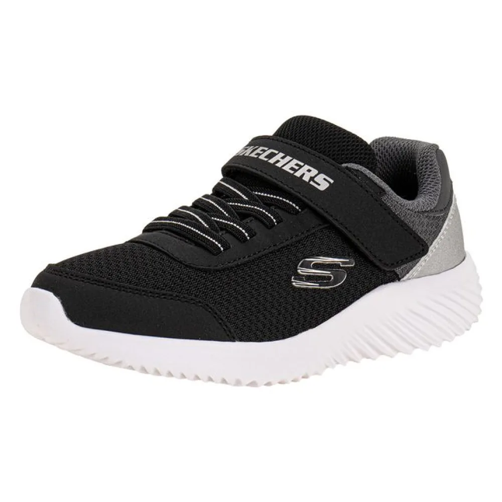 Tênis Infantil Bounder Trekzic Skechers 403908L PRETO/CINZA 28