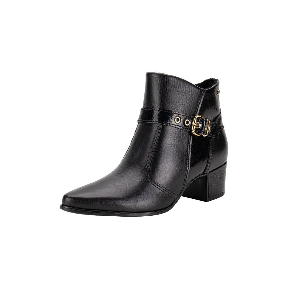 Bota Feminina Cano Baixo Pegada 280902 PRETO 01 36