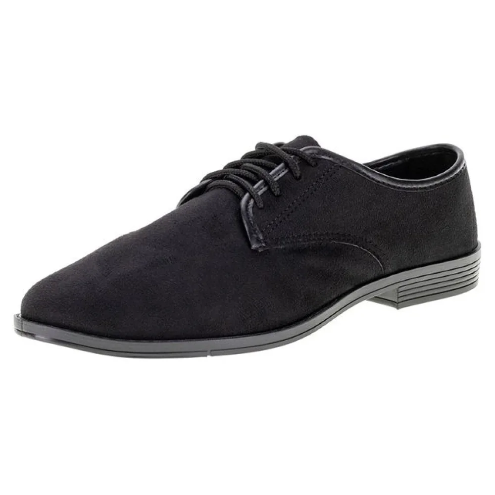 Sapato Feminino Moleca - 5621215 PRETO/CAMURÇA 34