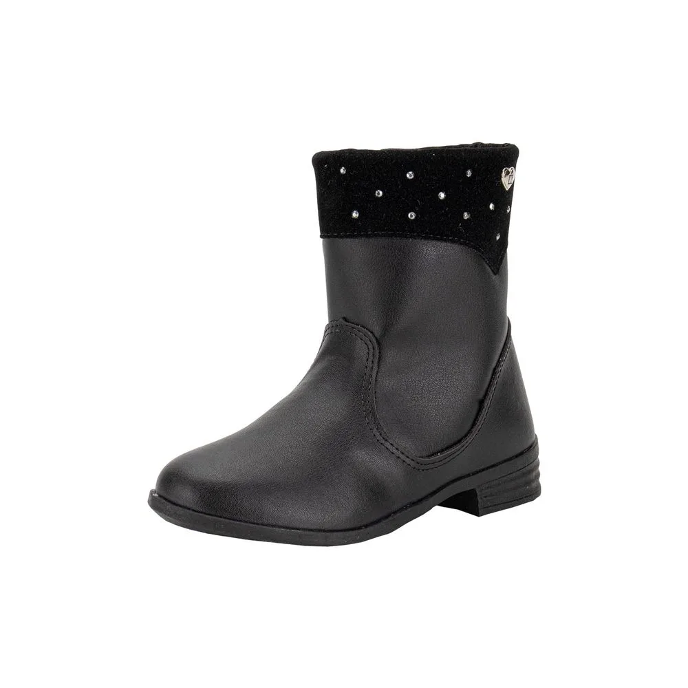 Bota Infantil Feminina Kidy 0360022 PRETO 01 22