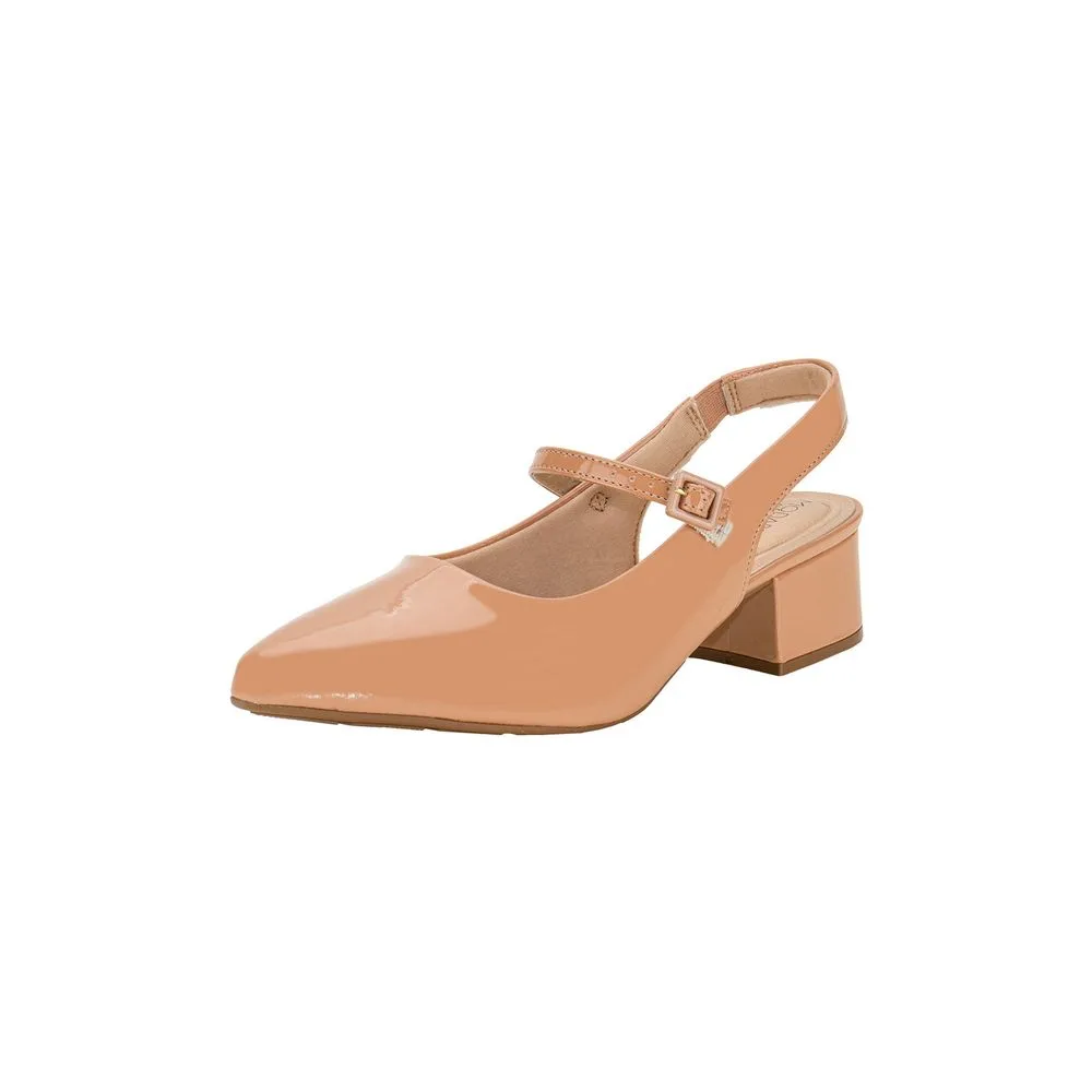 Sapato Feminino Salto Grosso Modare 7340125 SALMÃO 35