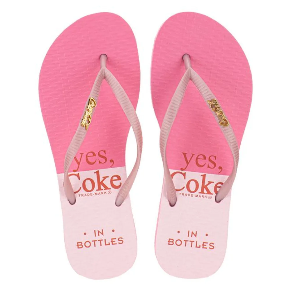 Chinelo Feminino Coke Japan Style Coca Cola CC3984 ROSA 33/34