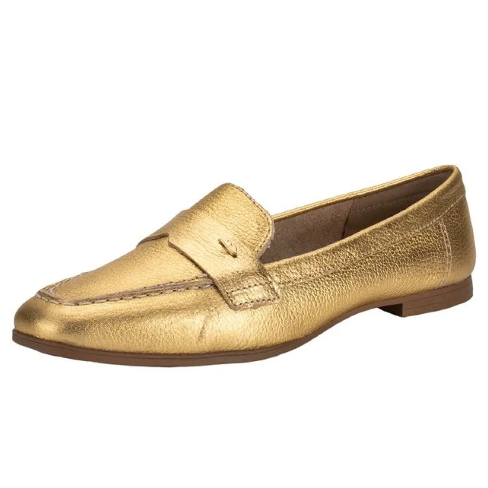 Mocassim Feminino Dakota G6081 OURO 34
