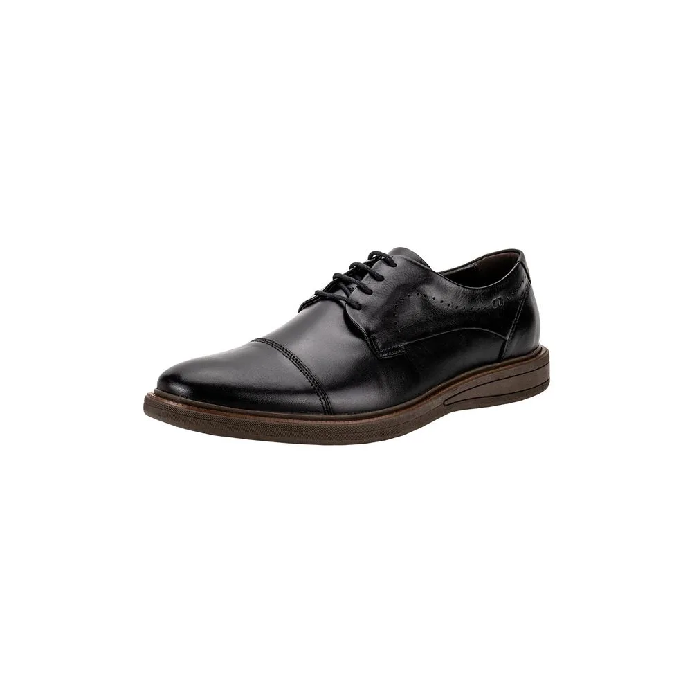 Sapato Masculino Metropolitan Bay Democrata - 273101 PRETO/CAFÉ 39
