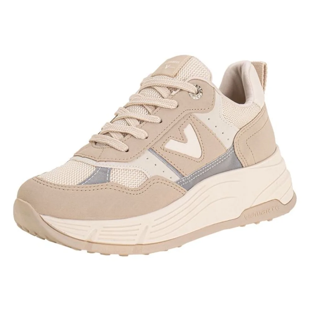 Tênis Feminino Casual Via Marte 229001 BEGE 34