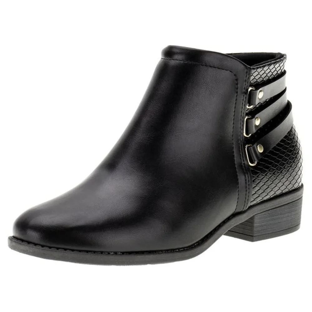 Bota Feminina Cano Baixo Modare - 7057218 PRETO 34