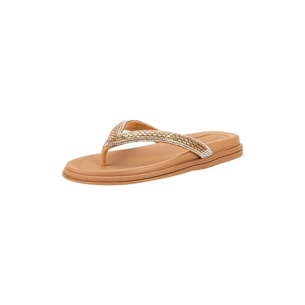 Tamanco Feminino Flat Beira Rio 8513112 BRONZE 35