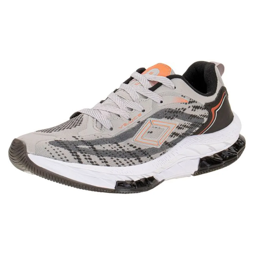 Tênis Masculino Veloce - V4509 CINZA/LARANJA 40