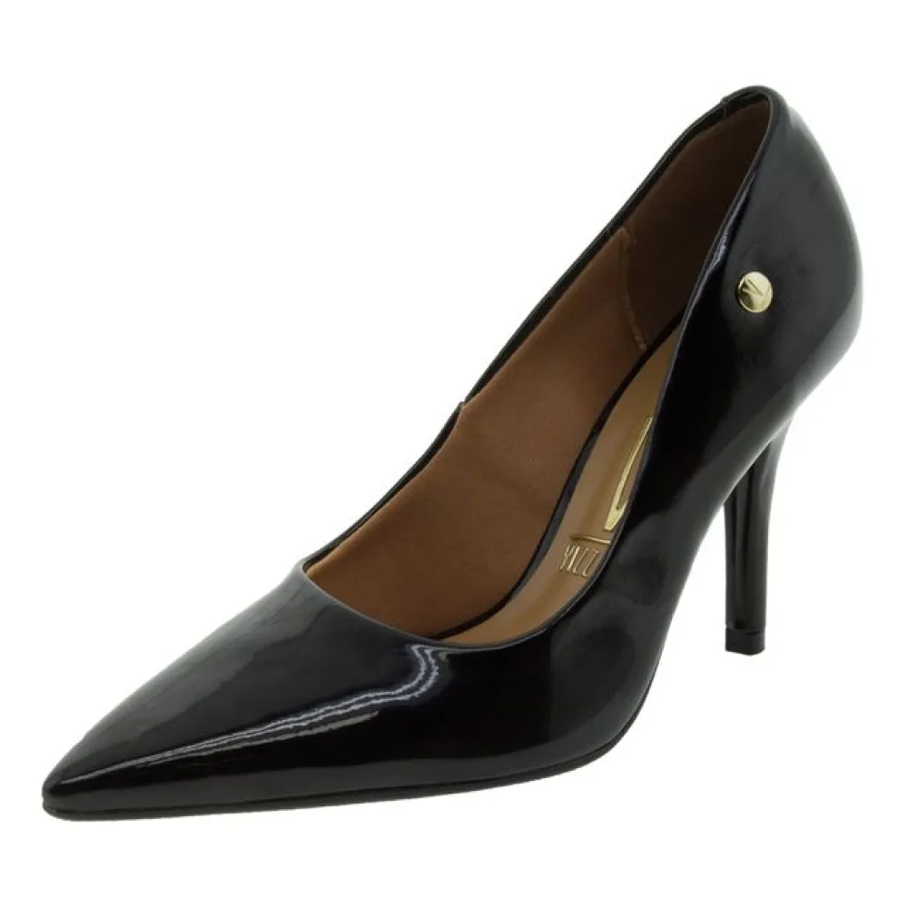 Sapato Feminino Scarpin Salto Alto Vizzano - 1184101 VERNIZ/PRETO 38