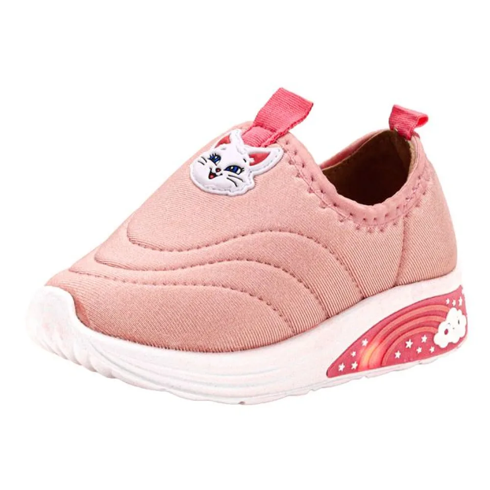 Tênis Infantil Feminino Slip On Led Molekinha 2731204 ROSA 17