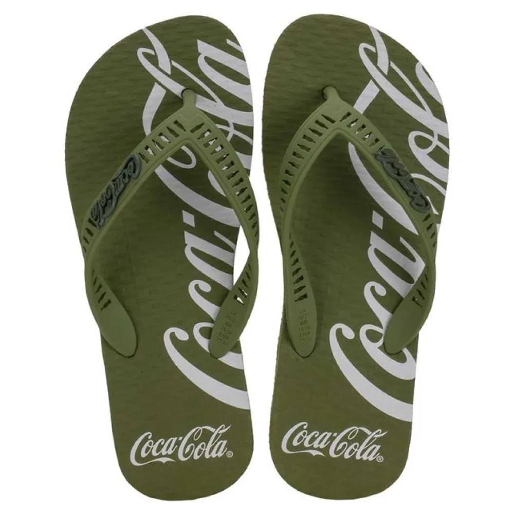 Chinelo Masculino Crisp Taste Coca-Cola CC3938 VERDE 37/38