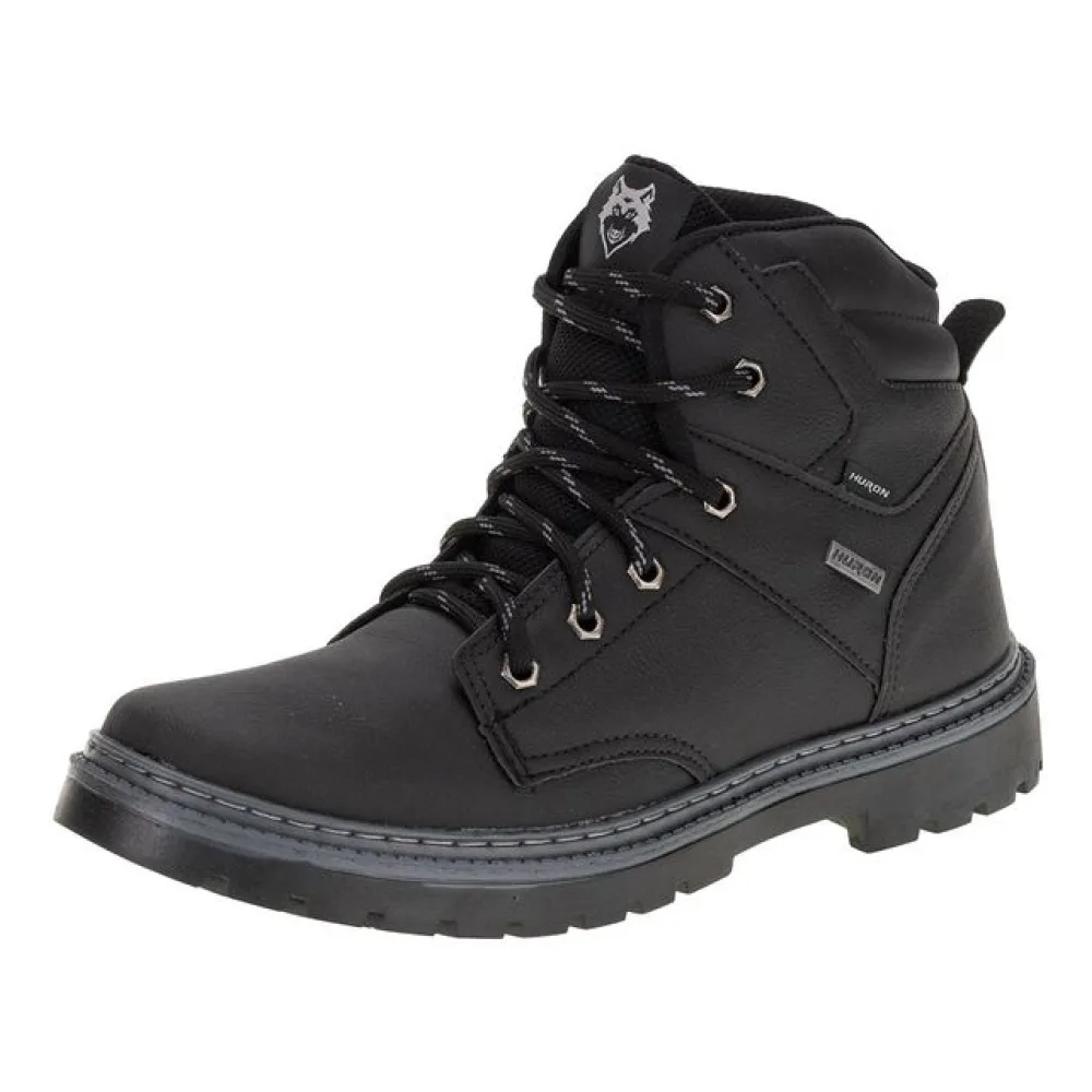 Bota Masculina Coturno Huron - 196 PRETO 40