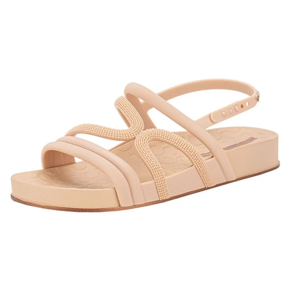 Sandália Feminina Flat Walk Ipanema 27211 BEGE 33/34