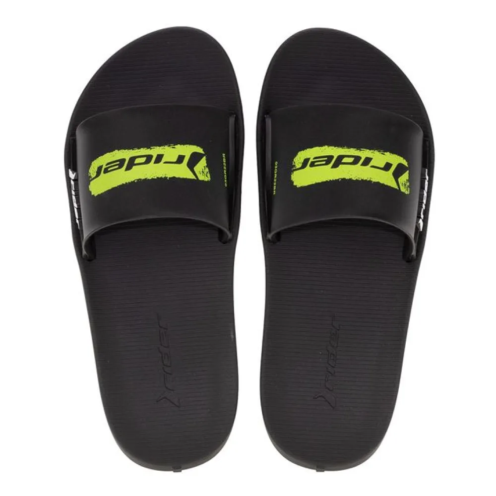 Chinelo Infantil Slide Speed Rider - 11816 PRETO/VERDE 28