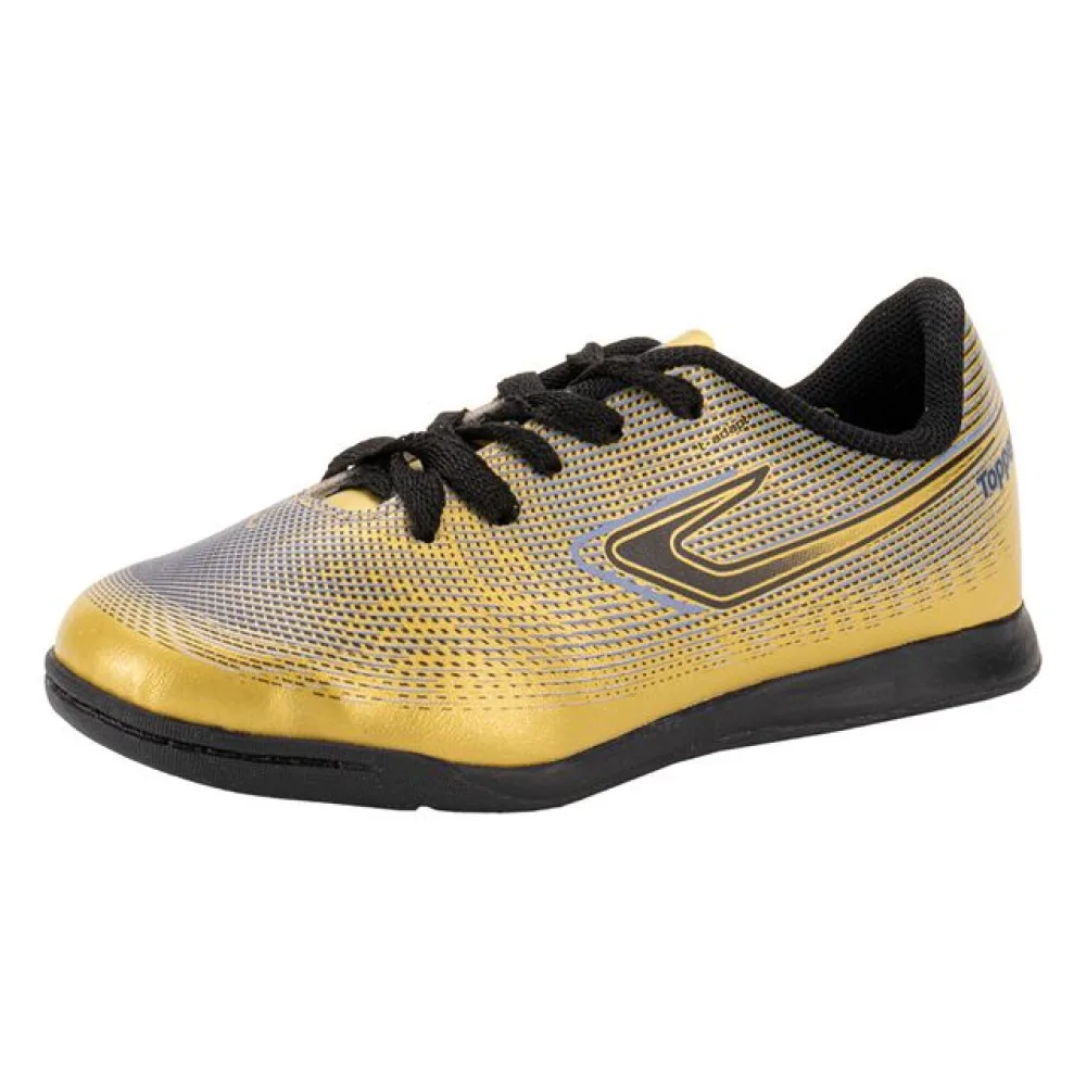 Chuteira Infantil Masculina Slick VI Futsal Topper TP05810 OURO 34