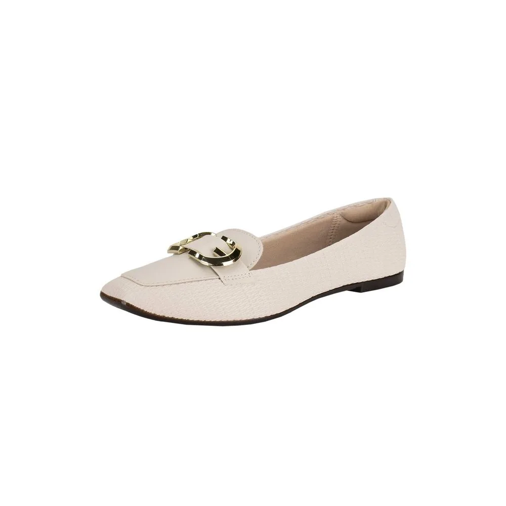 Sapatilha Feminina Flat Moleca 5735237 MARFIM 34