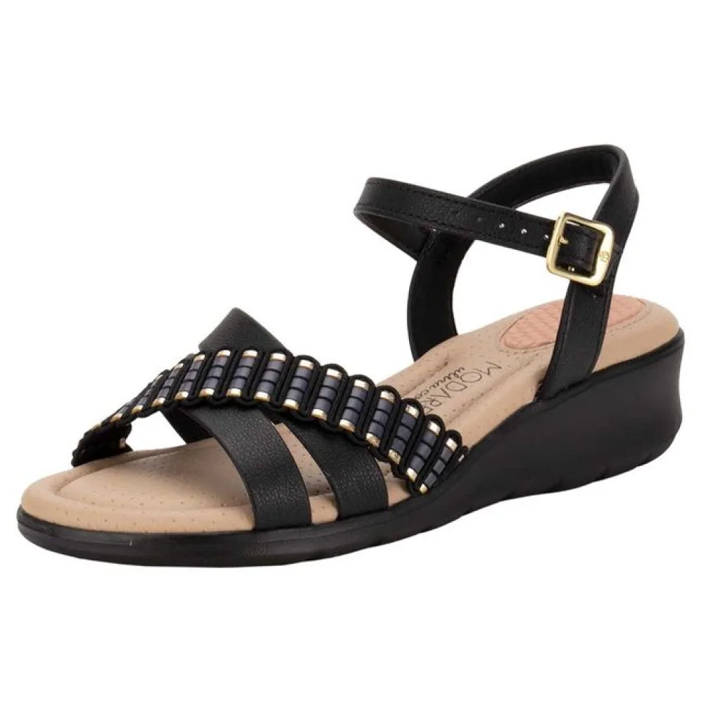 Sandália Feminina Anabela Modare 7190102 PRETO 35