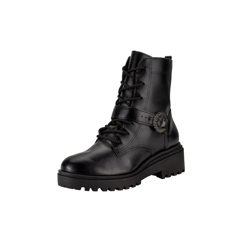 Bota Feminina Coturno Via Marte 009005 PRETO 01 37