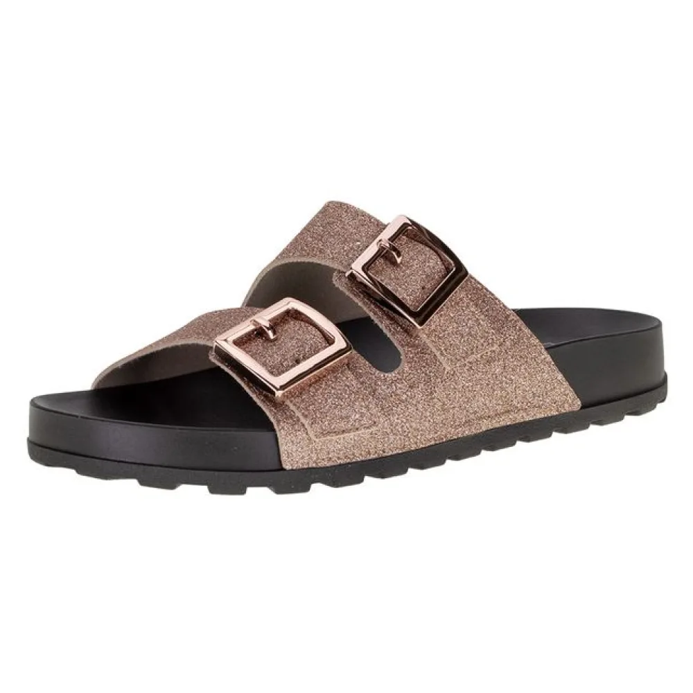 Sandália Feminina Conforto Moleca - 5436401 BRONZE 34