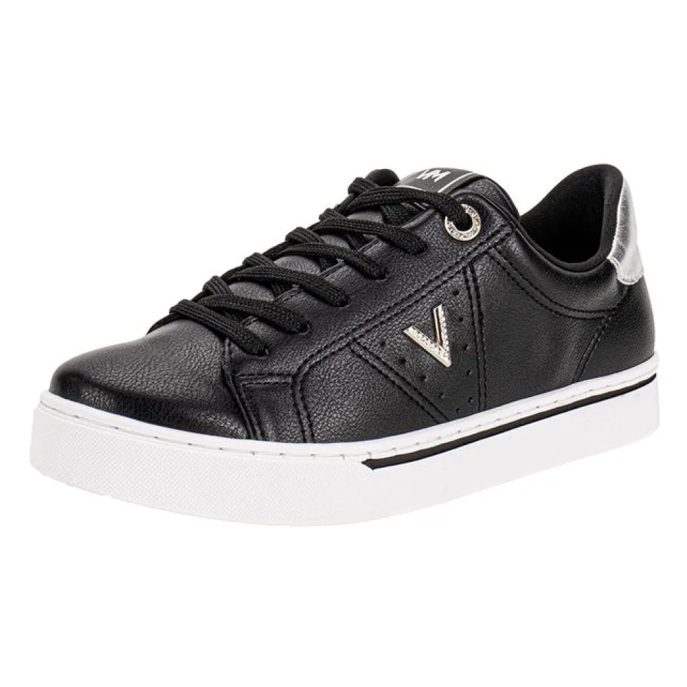 Tênis Feminino Casual Via Marte 016017 PRETO/BRANCO 36