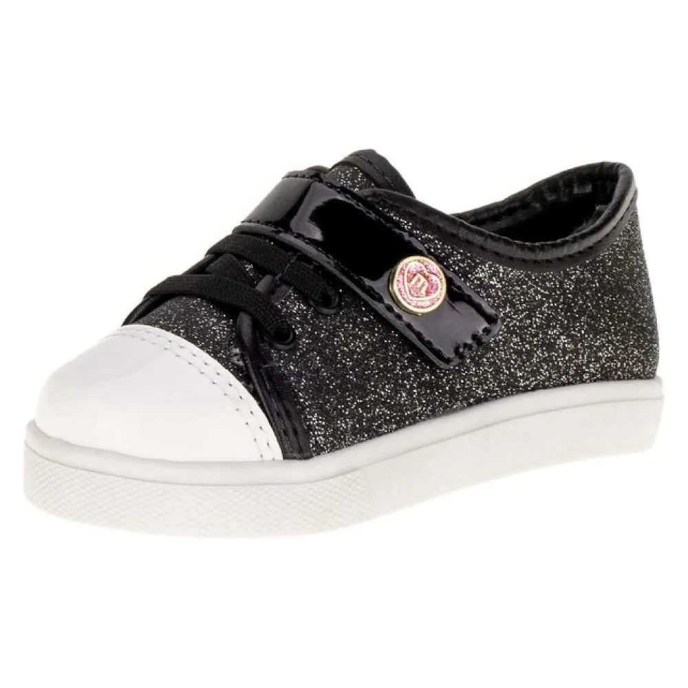 Tênis Infantil Baby Molekinha - 2118575 PRETO/CINZA 17