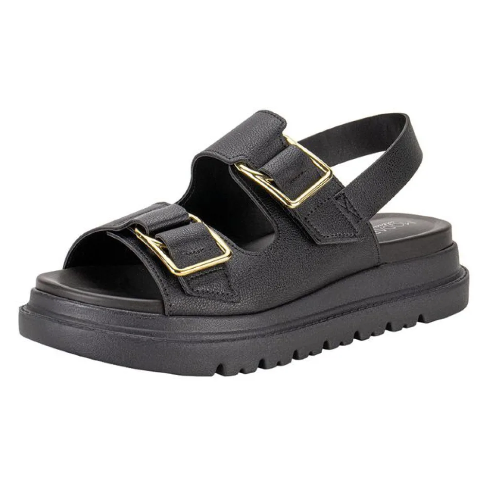 Sandália Feminina Flat Modare 7200102 PRETO 34