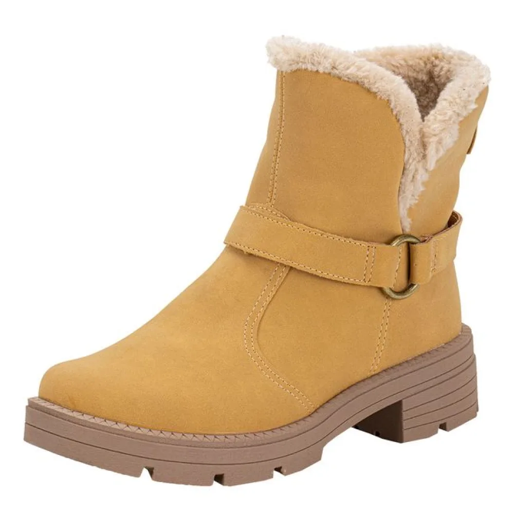 Bota Feminina Cano Baixo Dakota D0631 CASTOR 35
