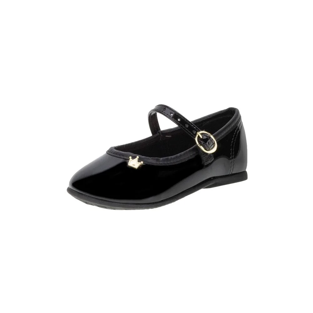 Sapatilha Infantil Feminina Molekinha - 21061029 VERNIZ/PRETO 17