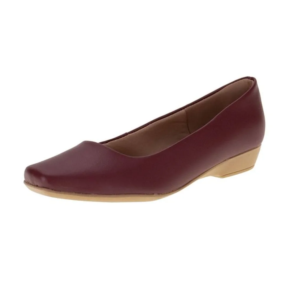 Sapatilha Feminina Flat Usaflex AI1406 VINHO 34