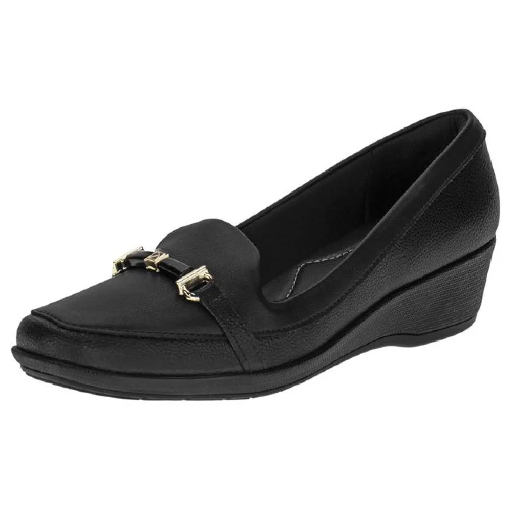 Sapato Feminino Anabela Piccadilly 143215 PRETO 34