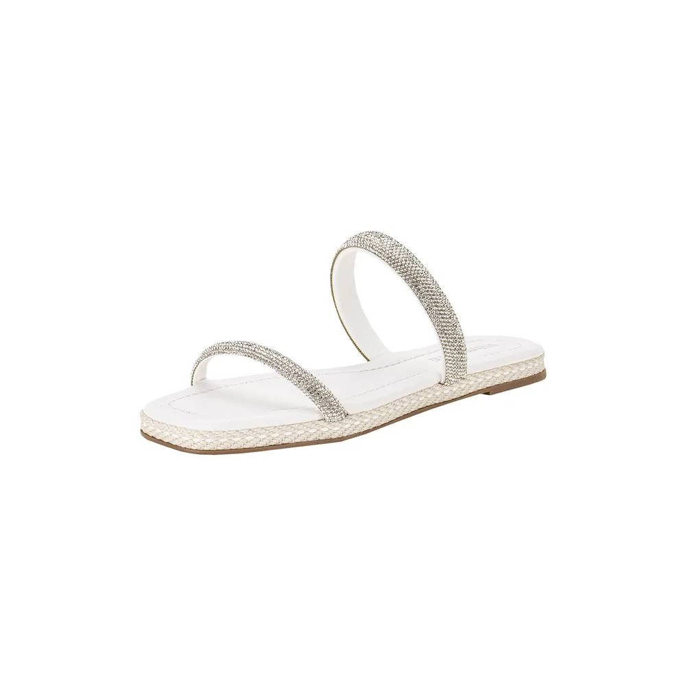 Tamanco Feminino Flat Via Marte 110006 BRANCO 34
