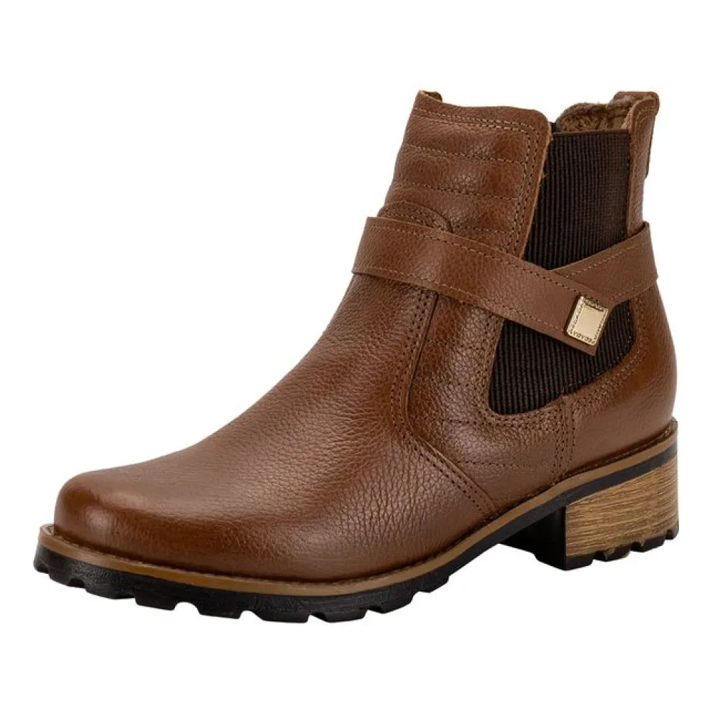 Bota Feminina Cano Baixo Pegada 281412 CARAMELO 39