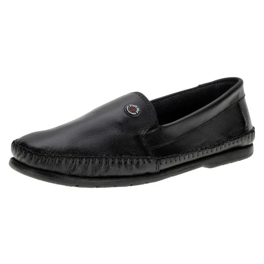 Mocassim Masculino Steffi Way - 100 PRETO 02 39