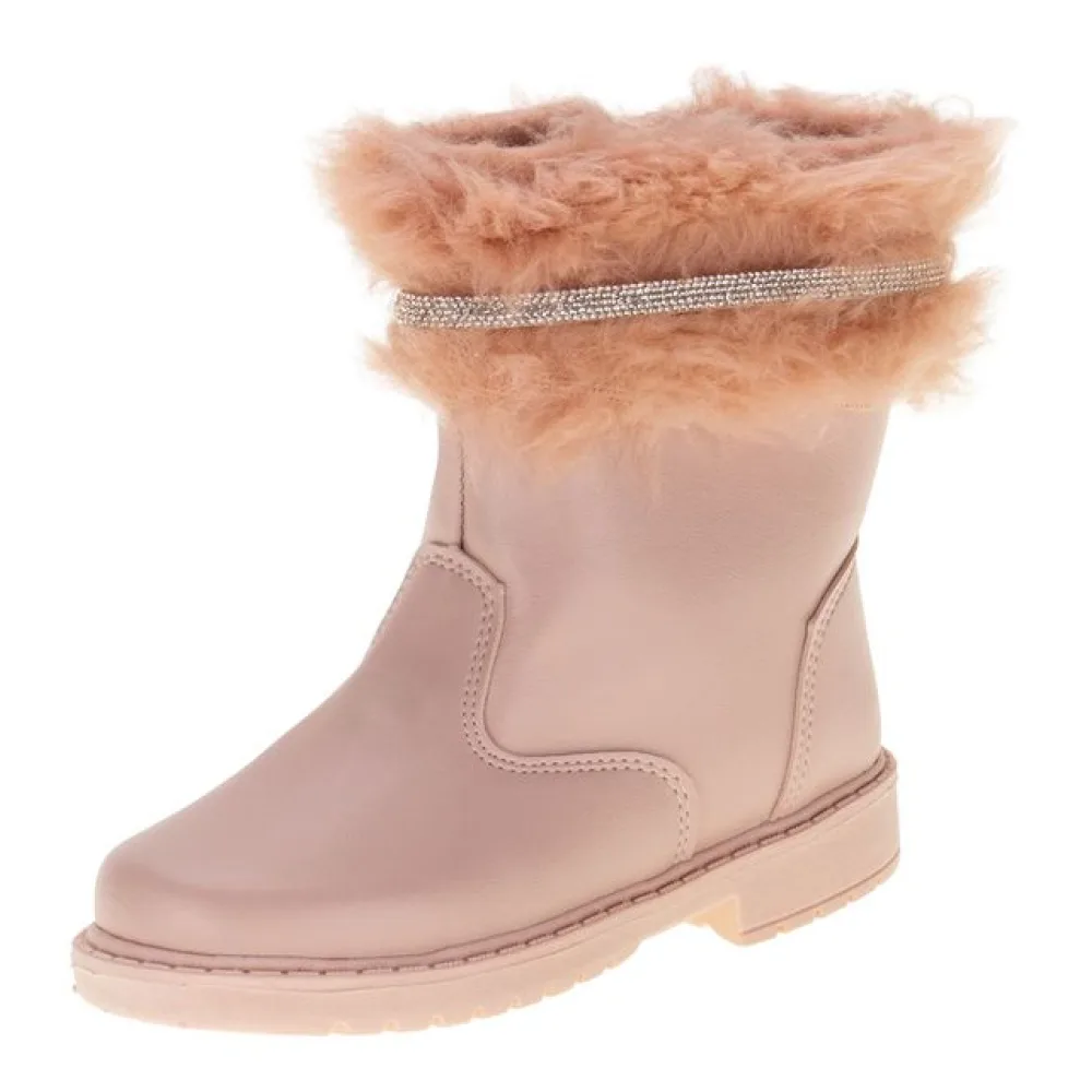 Bota Infantil Feminina Doce Menina 1502 ROSA 21