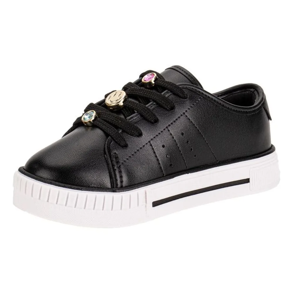 Tênis Infantil Feminino Molekinha 2565113 PRETO 27
