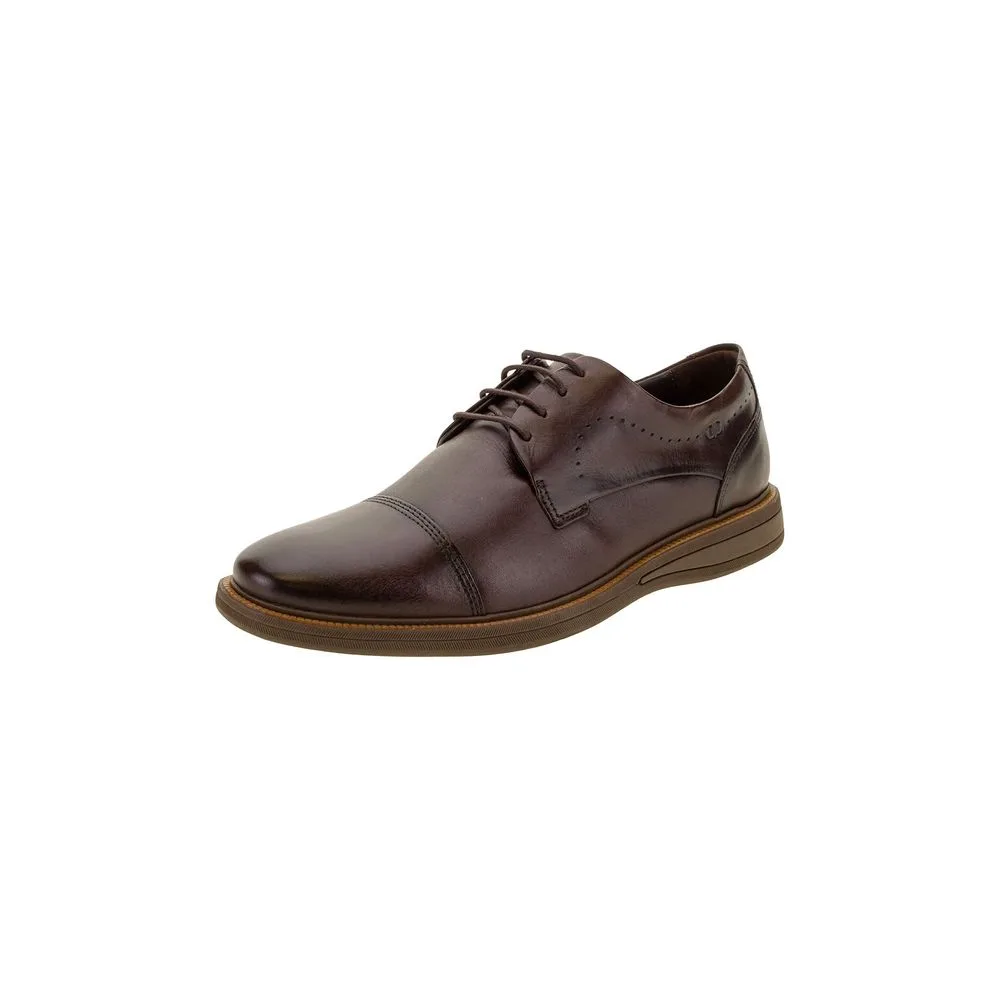 Sapato Masculino Metropolitan Bay Democrata - 273101 CAFÉ 39