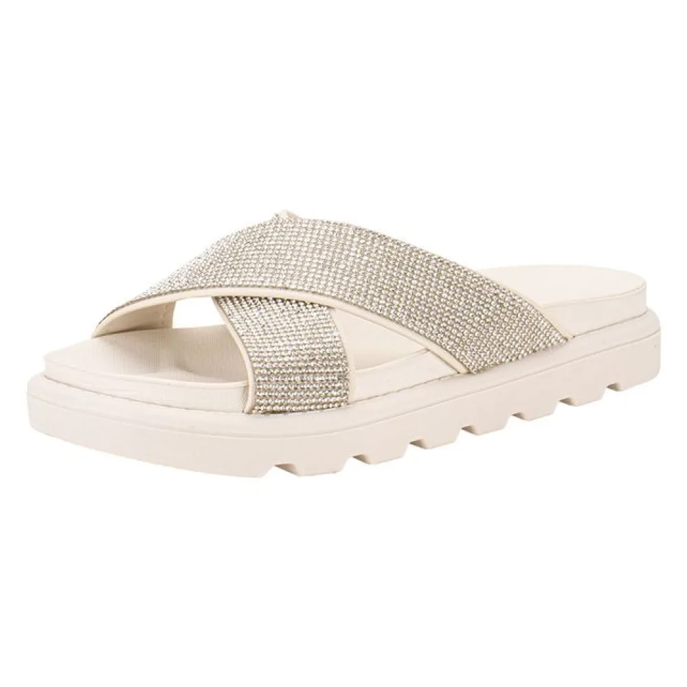 Tamanco Feminino Flat Vizzano 6459122 MARFIM 34