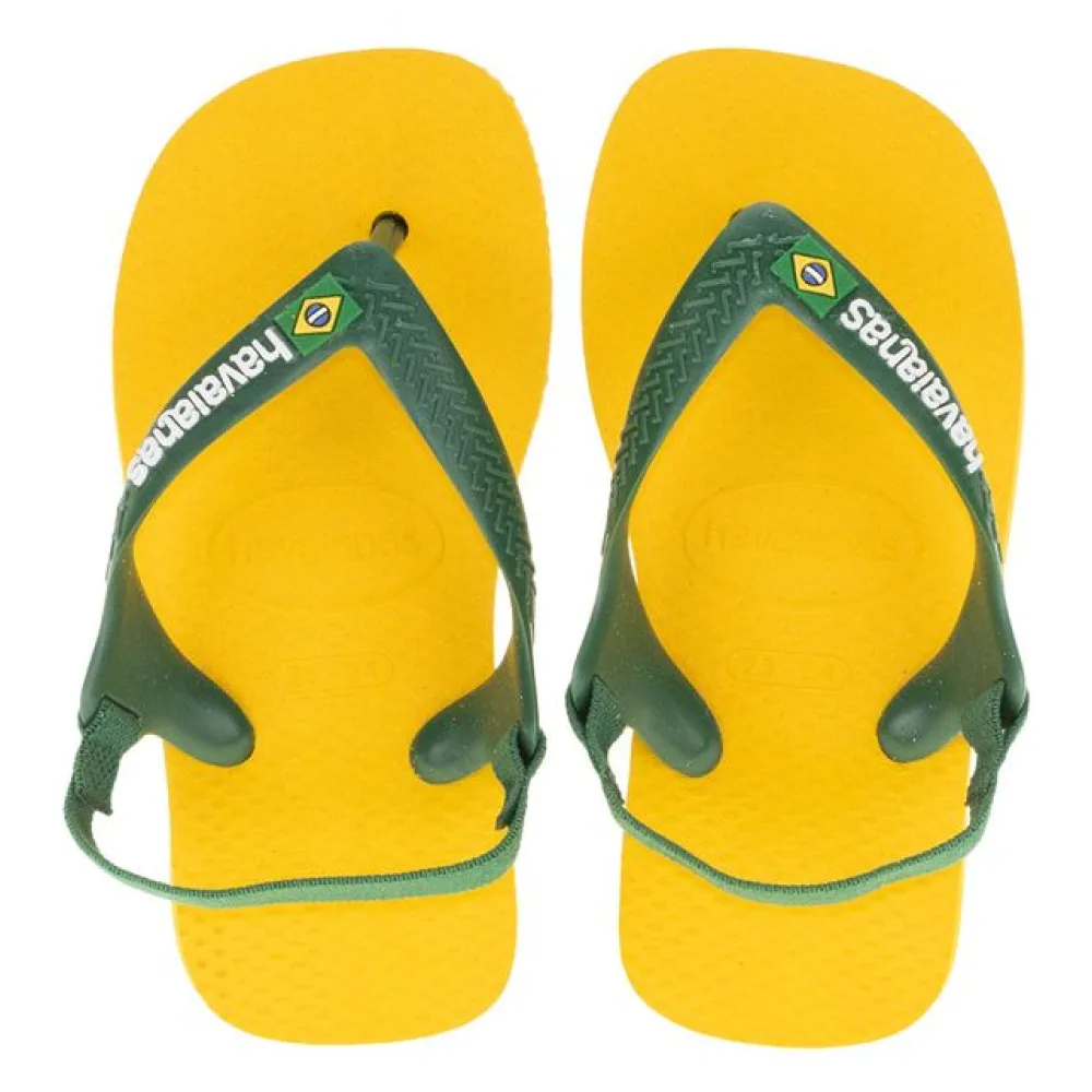 Chinelo Infantil Baby Brasil Havaianas - 4140577 AMARELO 20
