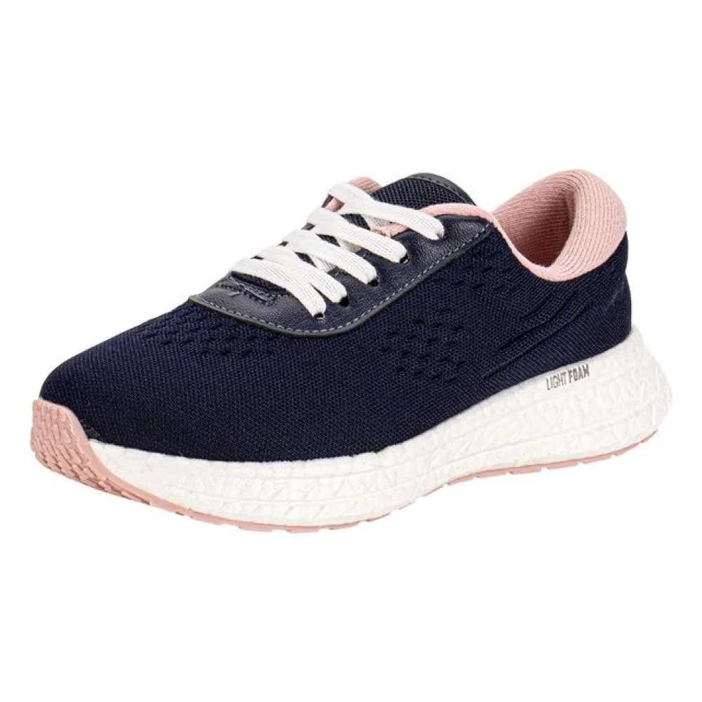 Tênis Infantil Feminino Molekinha 2580101 AZUL/ROSA 26
