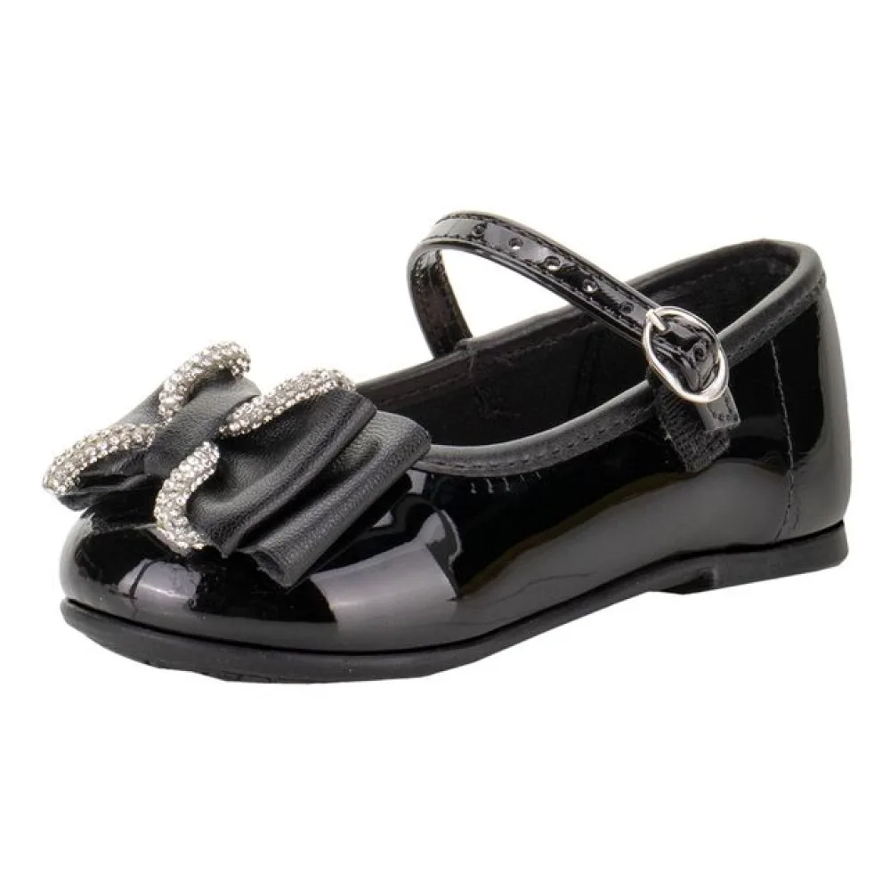 Sapatilha Infantil Feminina Baby Molekinha 21061059 VERNIZ/PRETO 17
